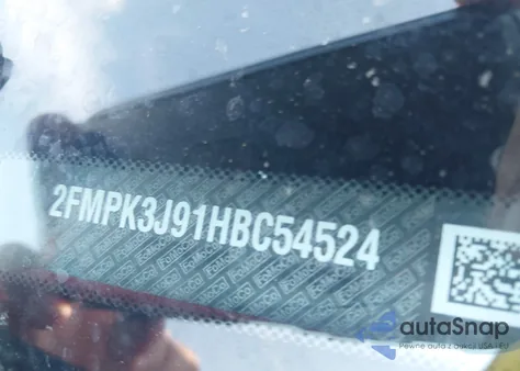 2017 Ford Edge Sel from USA, damaged, VIN 2FMPK3J91HBC54524